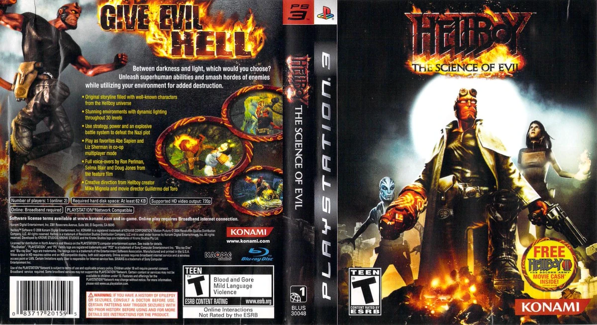 Hellboy Science of Evil box art