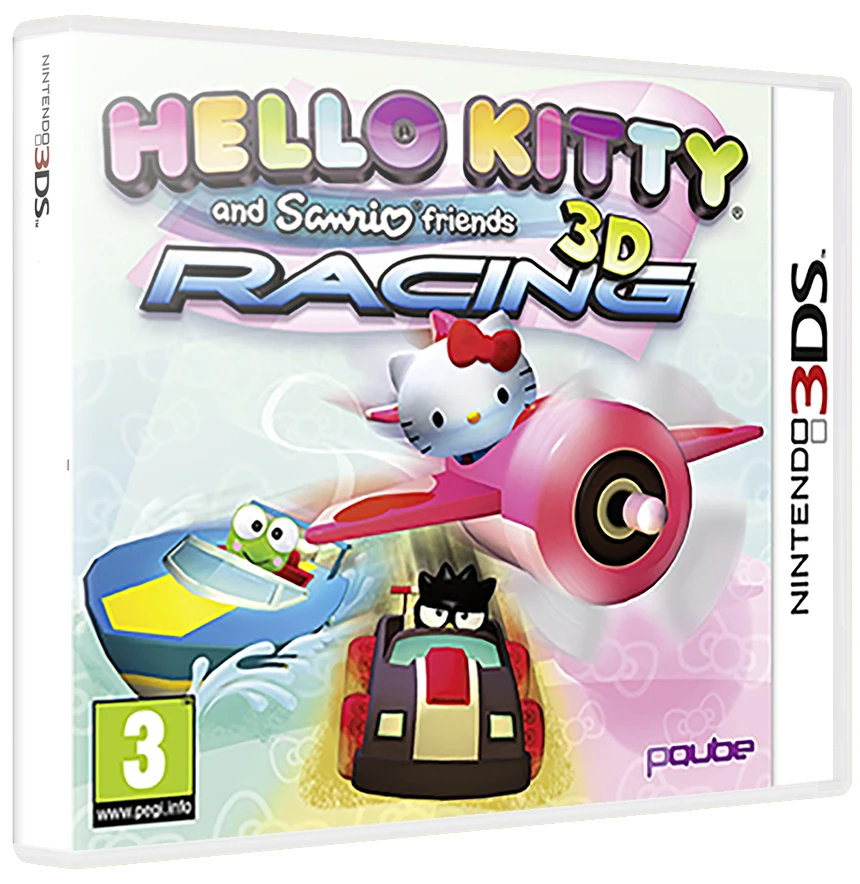 Hello Kitty and Sanrio Friends 3D Racing box art