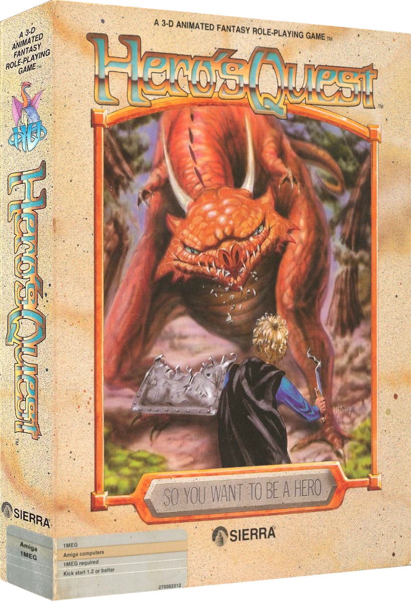 Hero's Quest: So You Want To Be A Hero box art