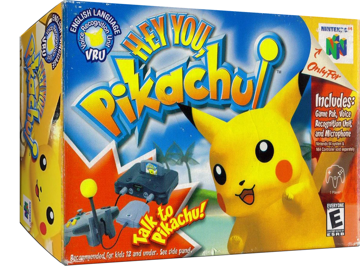 Hey You Pikachu box art