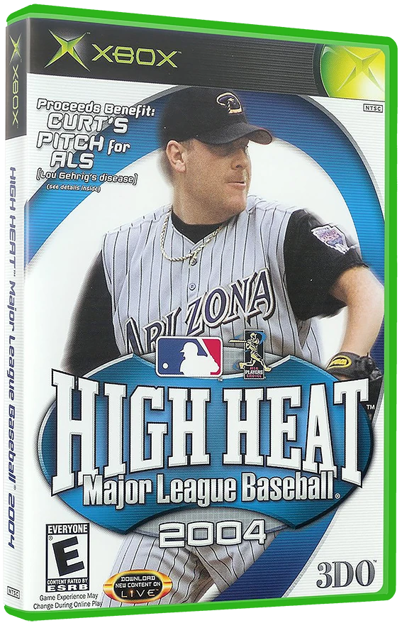 High Heat Major League Baseball 2004 box art