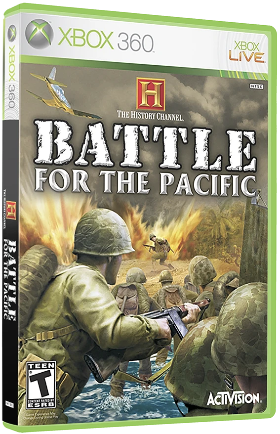 History Channel Battle For the Pacific box art