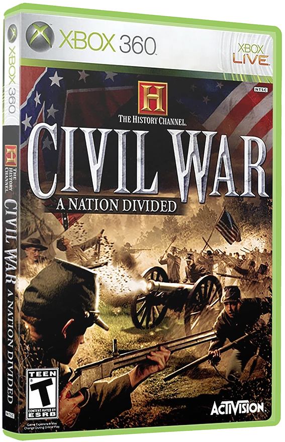 History Channel Civil War A Nation Divided box art