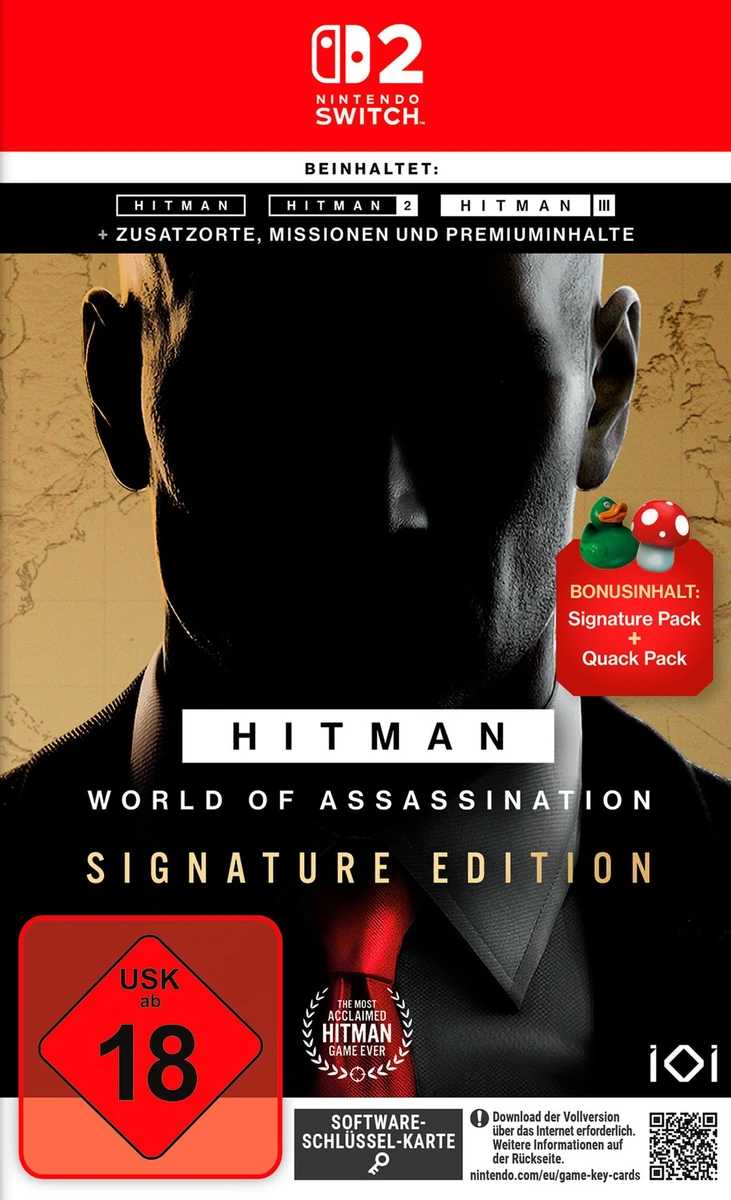 Hitman World Of Assassination: Signature Edition box art