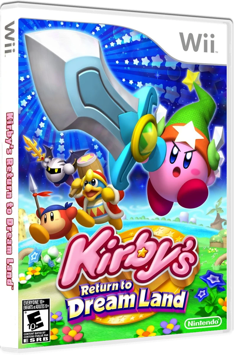 Hoshi no Kirby Wii box art