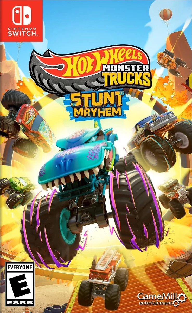 Hot Wheels Monster Trucks: Stunt Mayhem box art