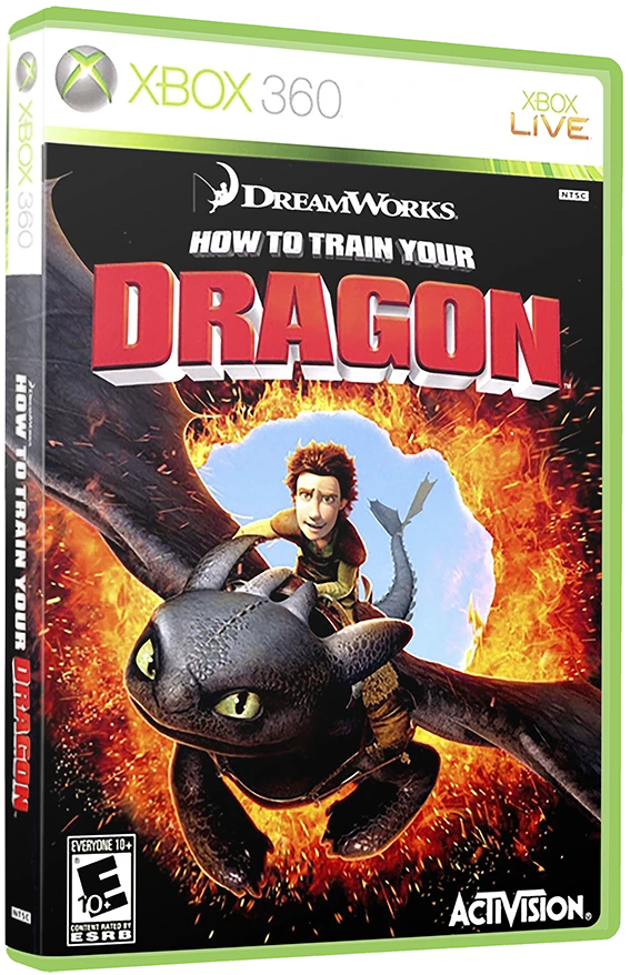 How to Train Your Dragon box art