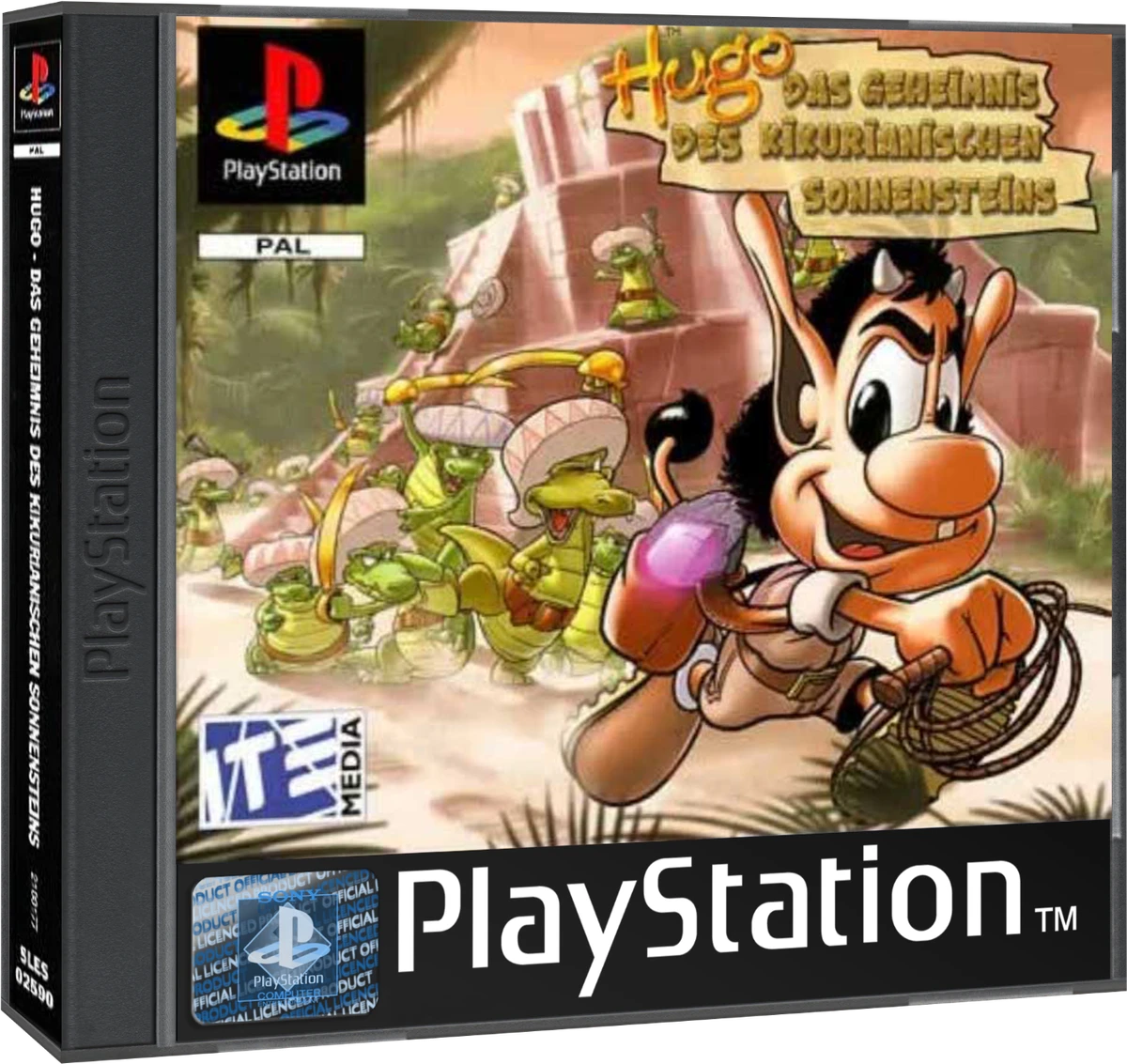 Hugo The Quest For the Sunstones box art