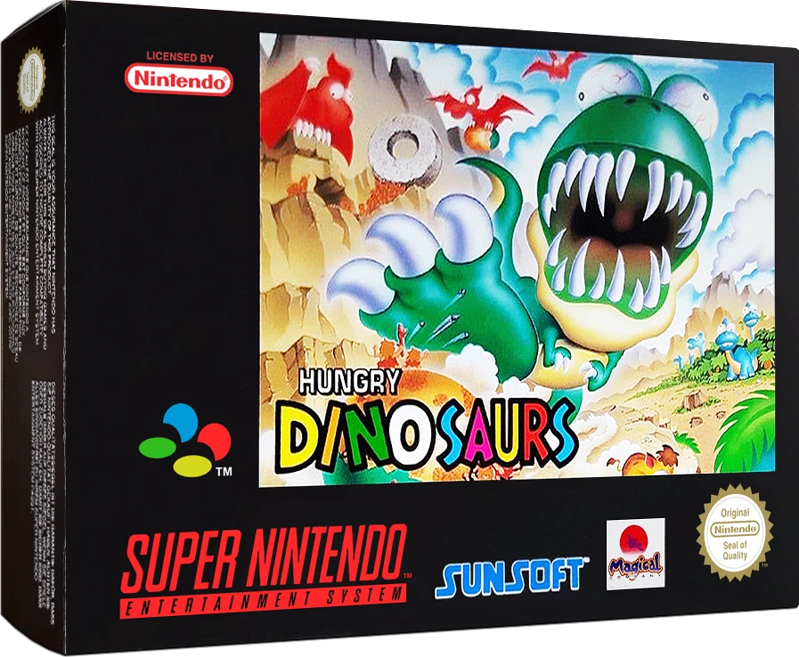 Hungry Dinosaurs box art