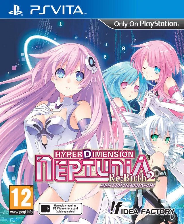 Hyperdimension Neptunia Re;Birth 2: Sisters Generation box art