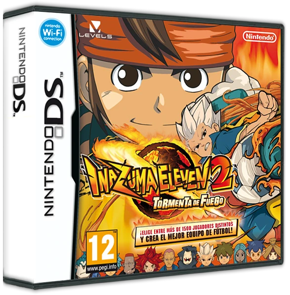 Inazuma Eleven 2: Kyoui no Shinryakusha - Fire box art