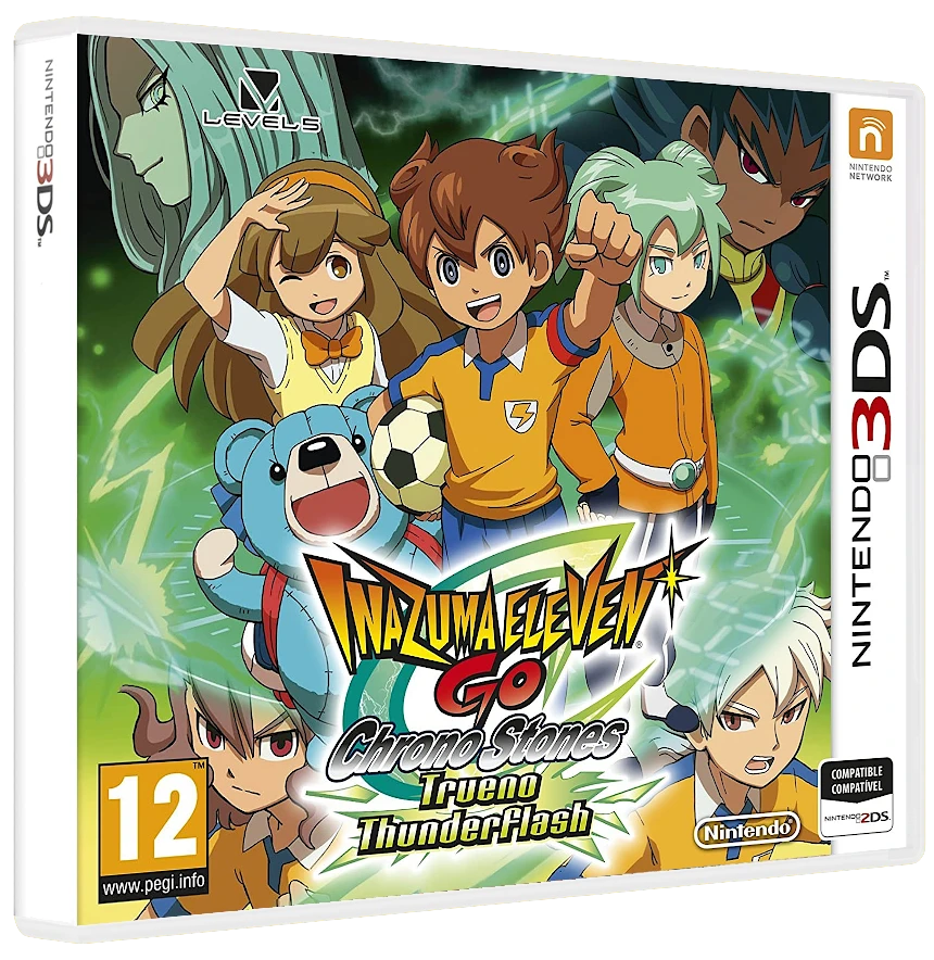 Inazuma Eleven GO: Chrono Stones: Thunderflash box art