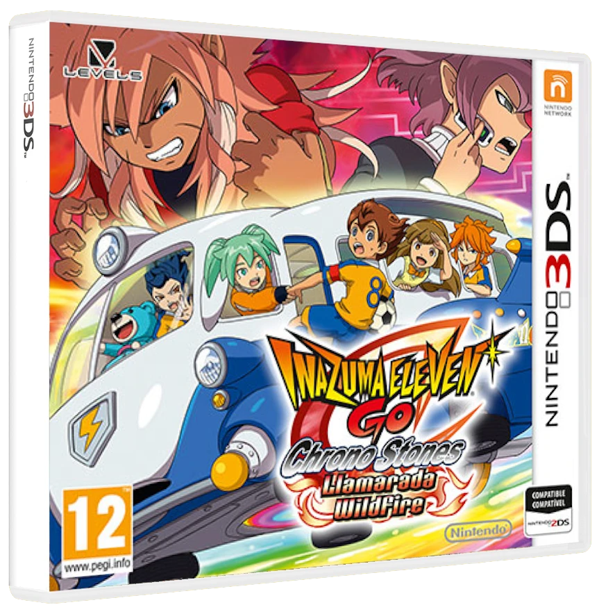 Inazuma Eleven GO: Chrono Stones: Wildfire box art