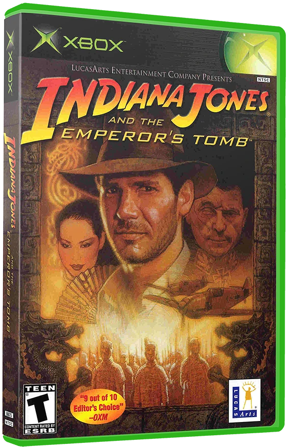 Indiana Jones and the Emperor's Tomb box art