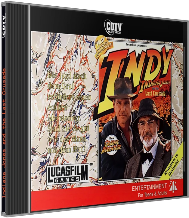 Indiana Jones and the Last Crusade box art