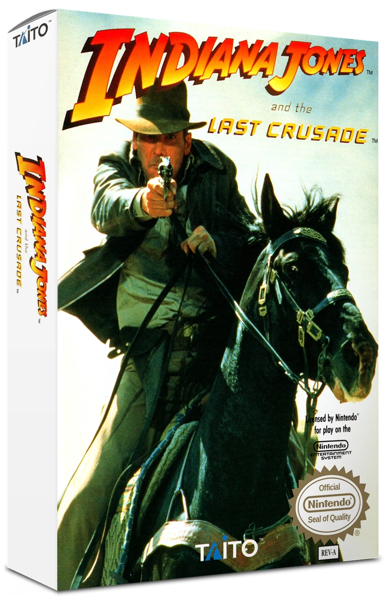 Indiana Jones and the Last Crusade box art