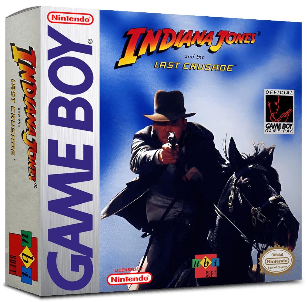 Indiana Jones and the Last Crusade box art