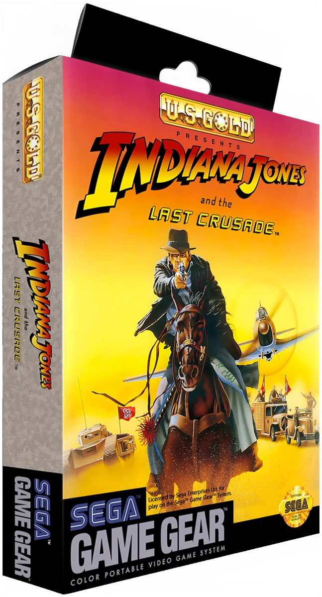 Indiana Jones and the Last Crusade box art