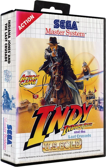 Indiana Jones and the Last Crusade box art