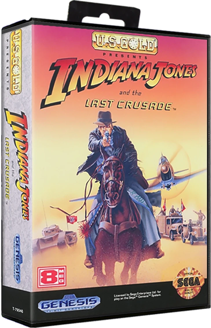 Indiana Jones and the Last Crusade box art