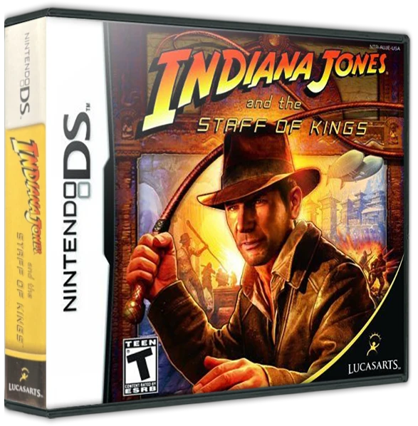 Indiana Jones and the Staff of Kings box art