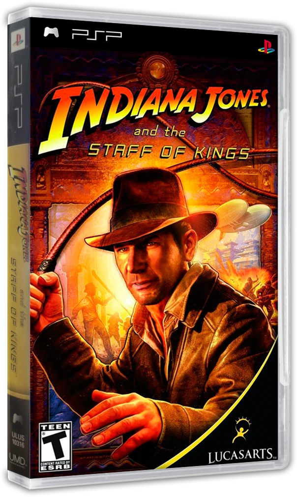 Indiana Jones and the Staff of Kings box art