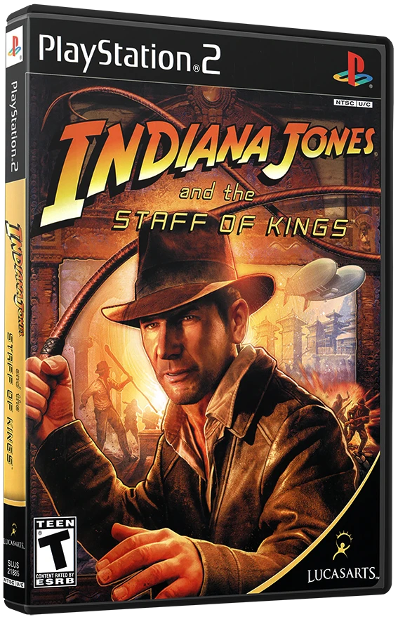Indiana Jones and the Staff of Kings box art
