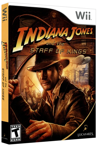 Indiana Jones and the Staff of Kings box art