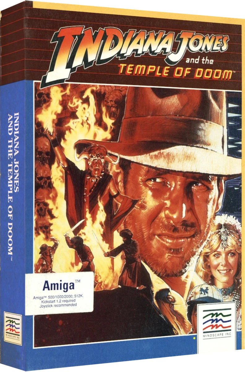 Indiana Jones and the Temple of Doom box art