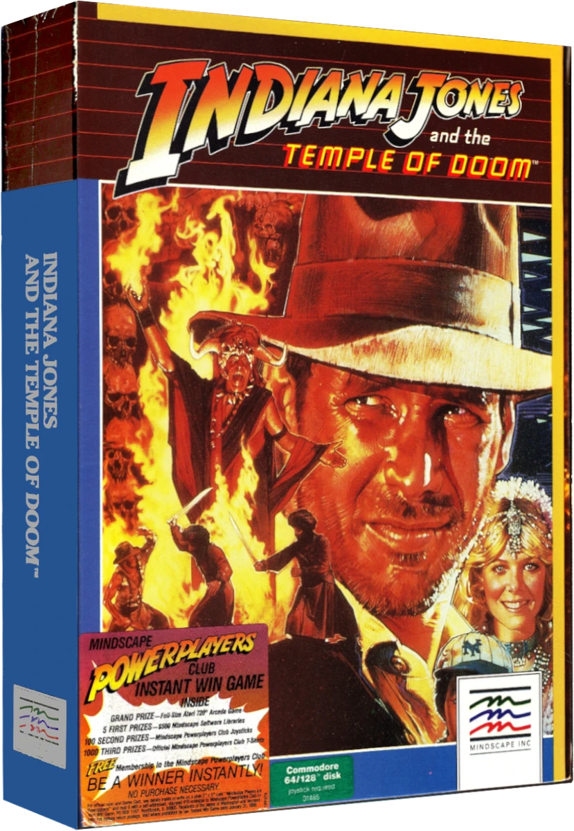 Indiana Jones and the Temple of Doom box art
