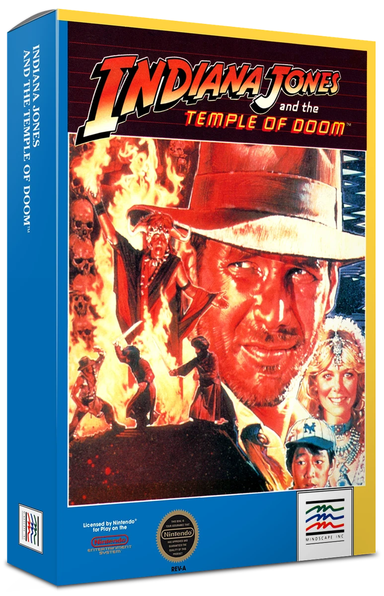 Indiana Jones and the Temple of Doom box art