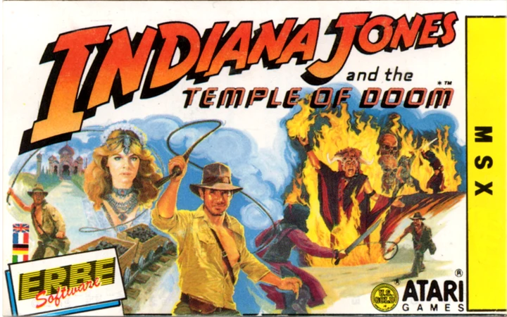 Indiana Jones And The Temple Of Doom box art
