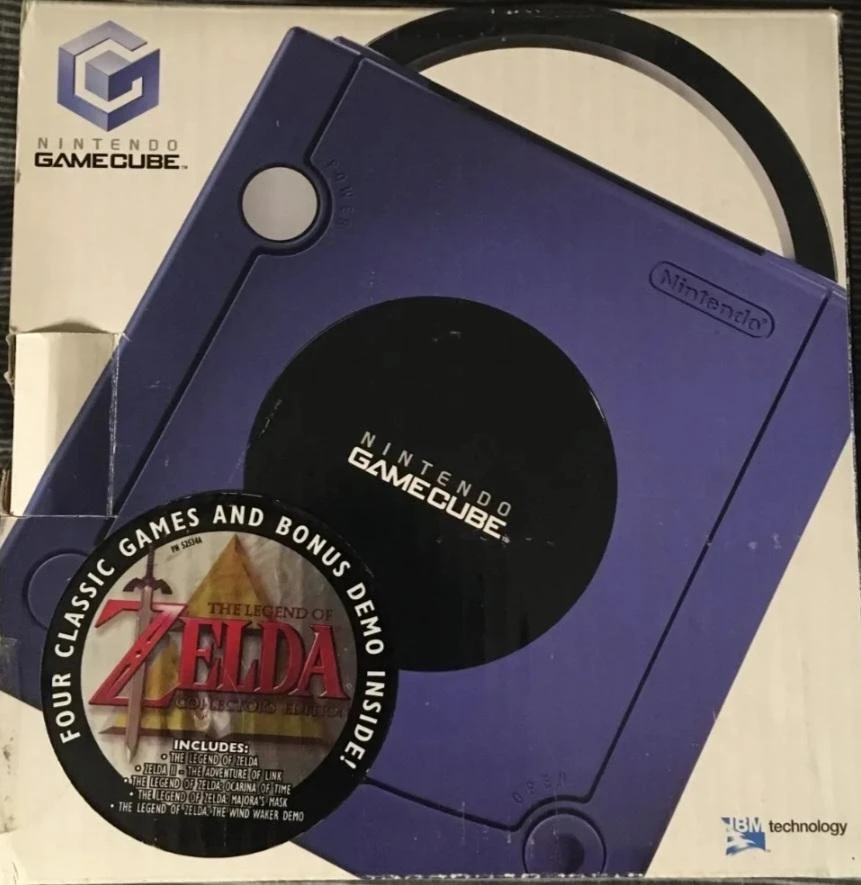 Indigo Gamecube System [Zelda Collectors Edition] box art
