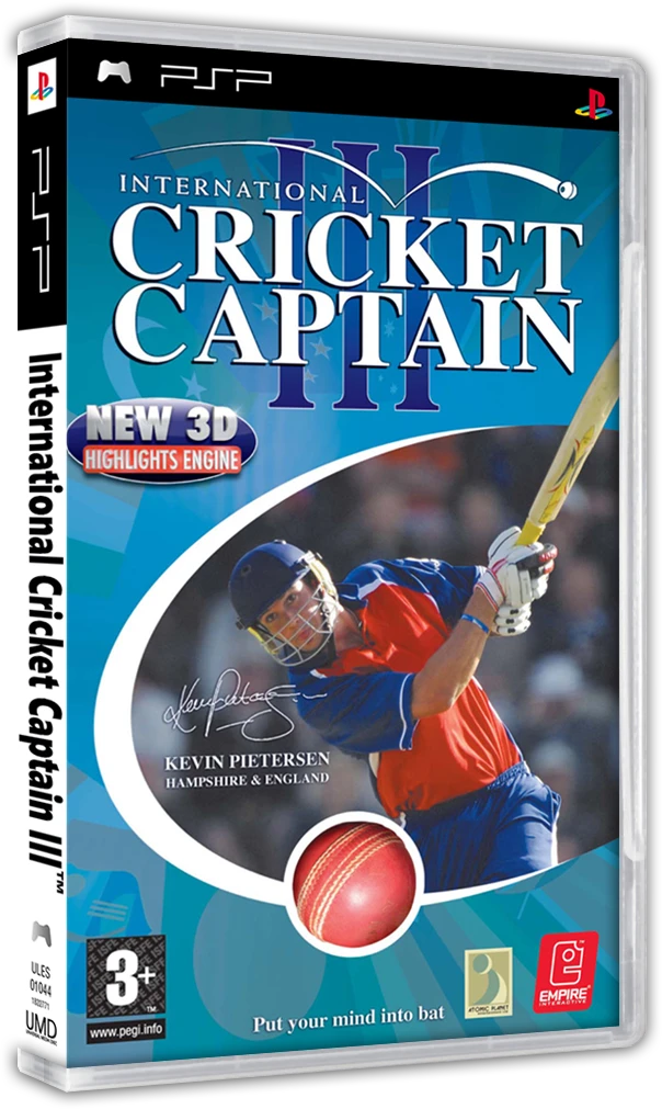International Cricket Captain III box art