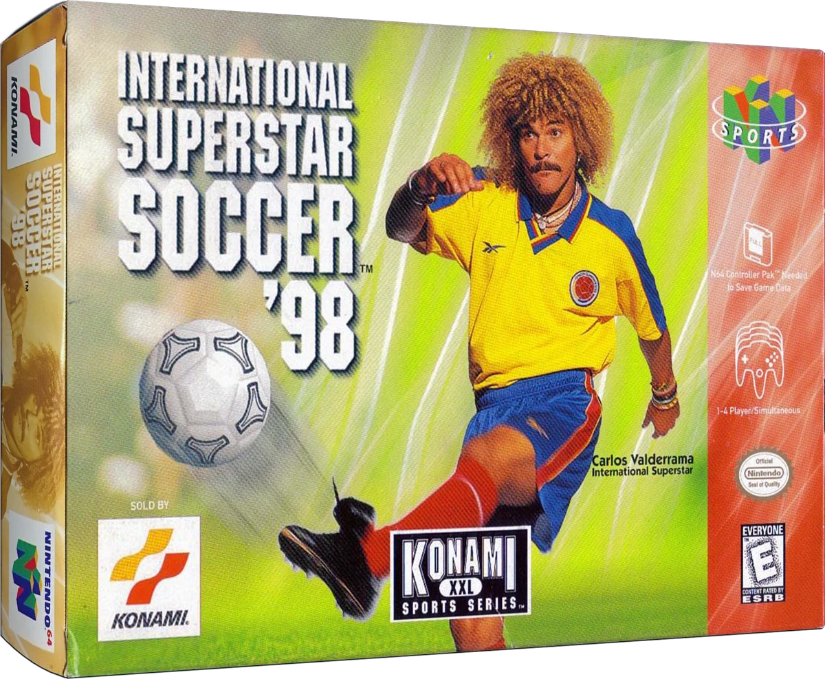 International Superstar Soccer 98 box art