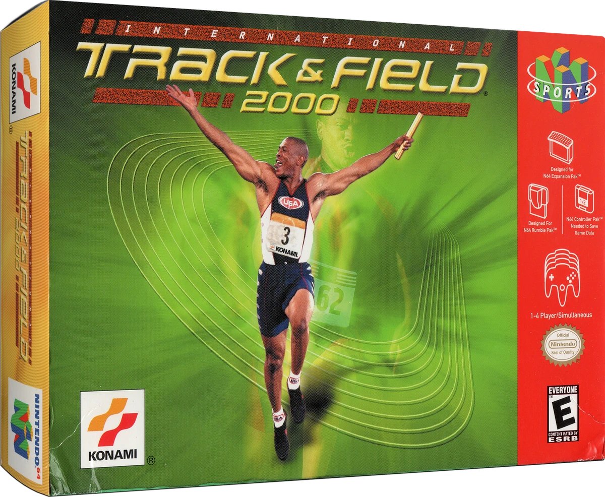 International Track & Field Summer Games box art