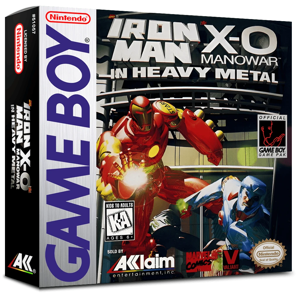 Iron Man X-O Manowar in Heavy Metal box art