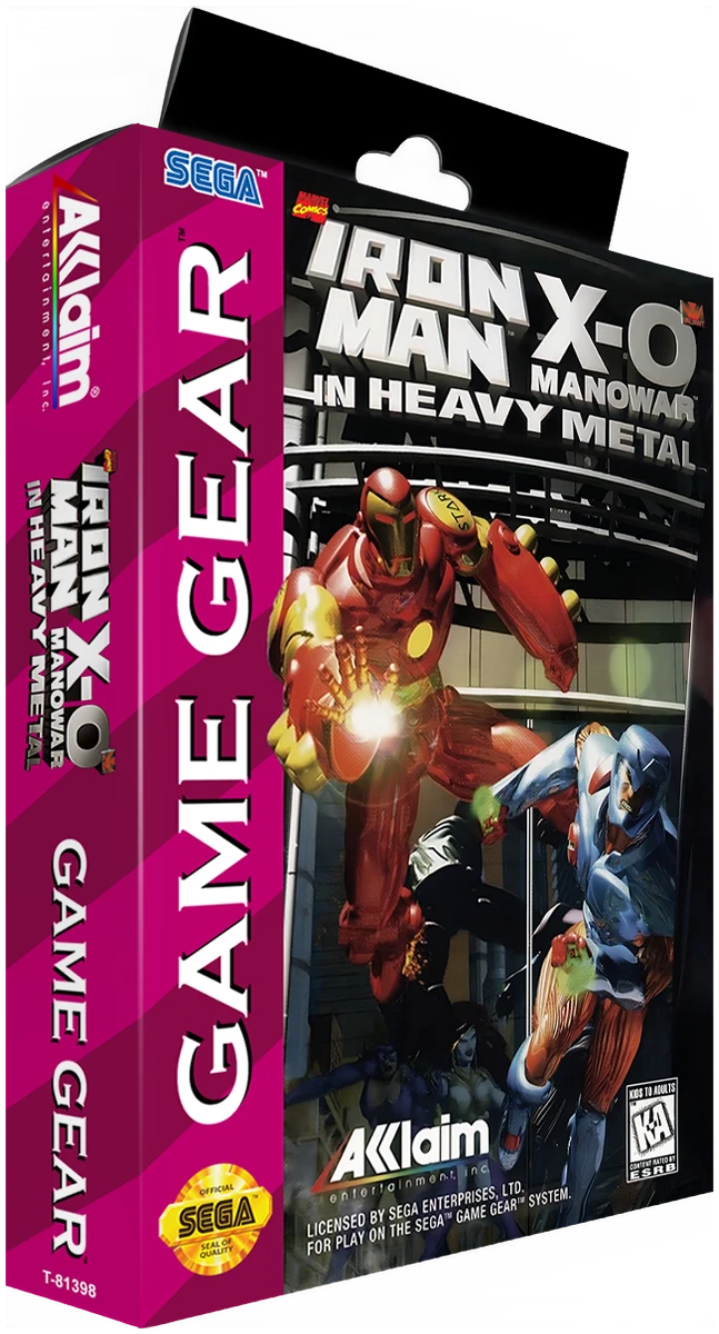 Iron Man X-O Manowar in Heavy Metal box art