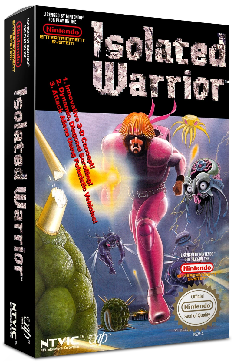 Isolated Warrior box art