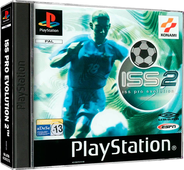 ISS Pro Evolution 2 box art