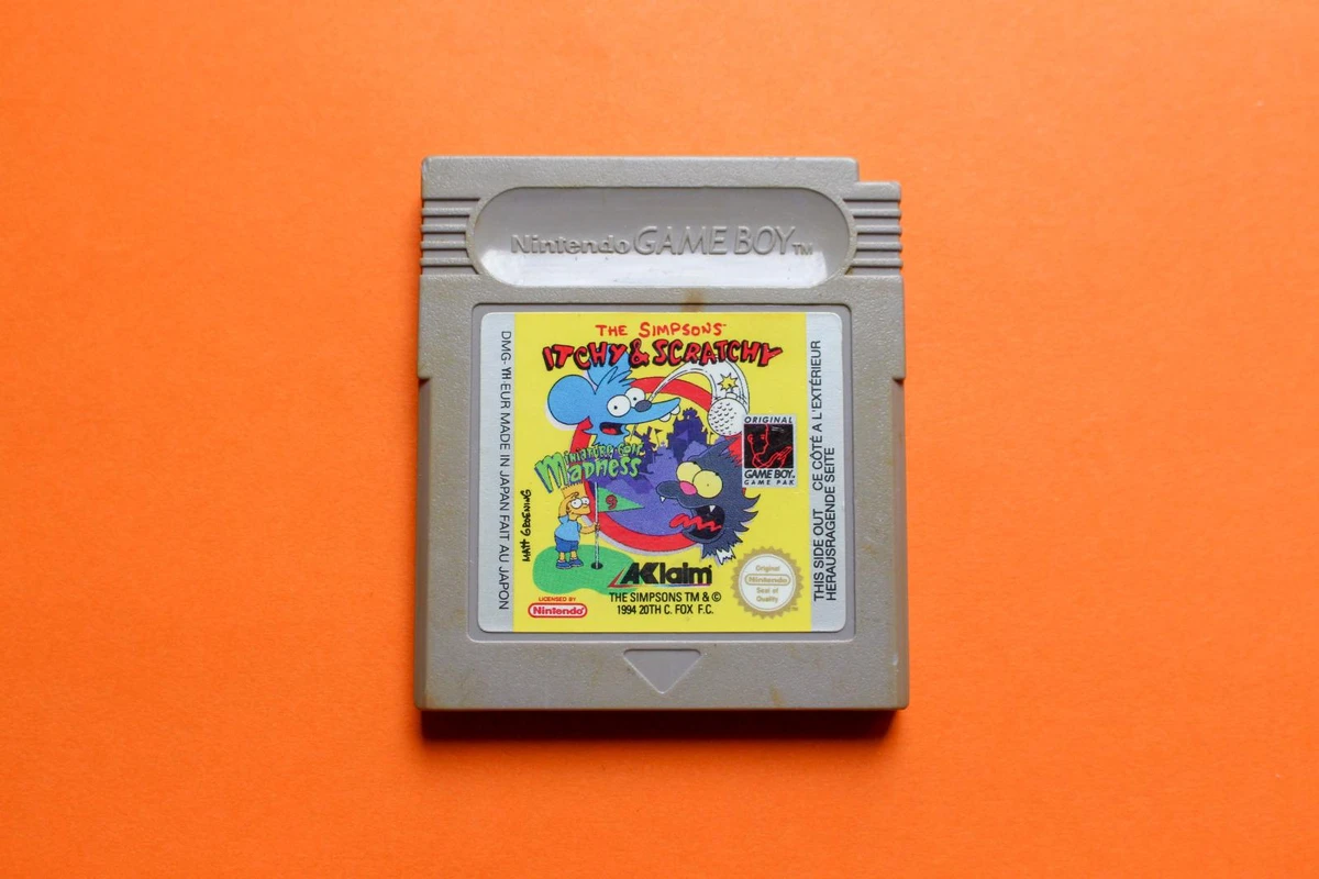 Itchy & Scratchy Miniature Golf Madness box art