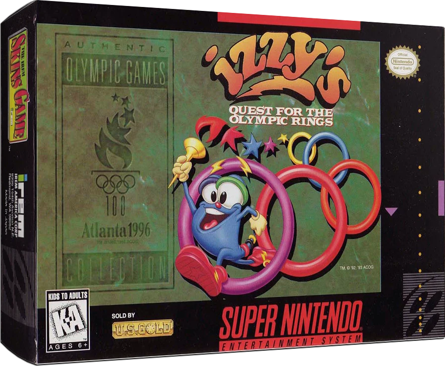 Izzy's Quest for the Olympic Rings box art
