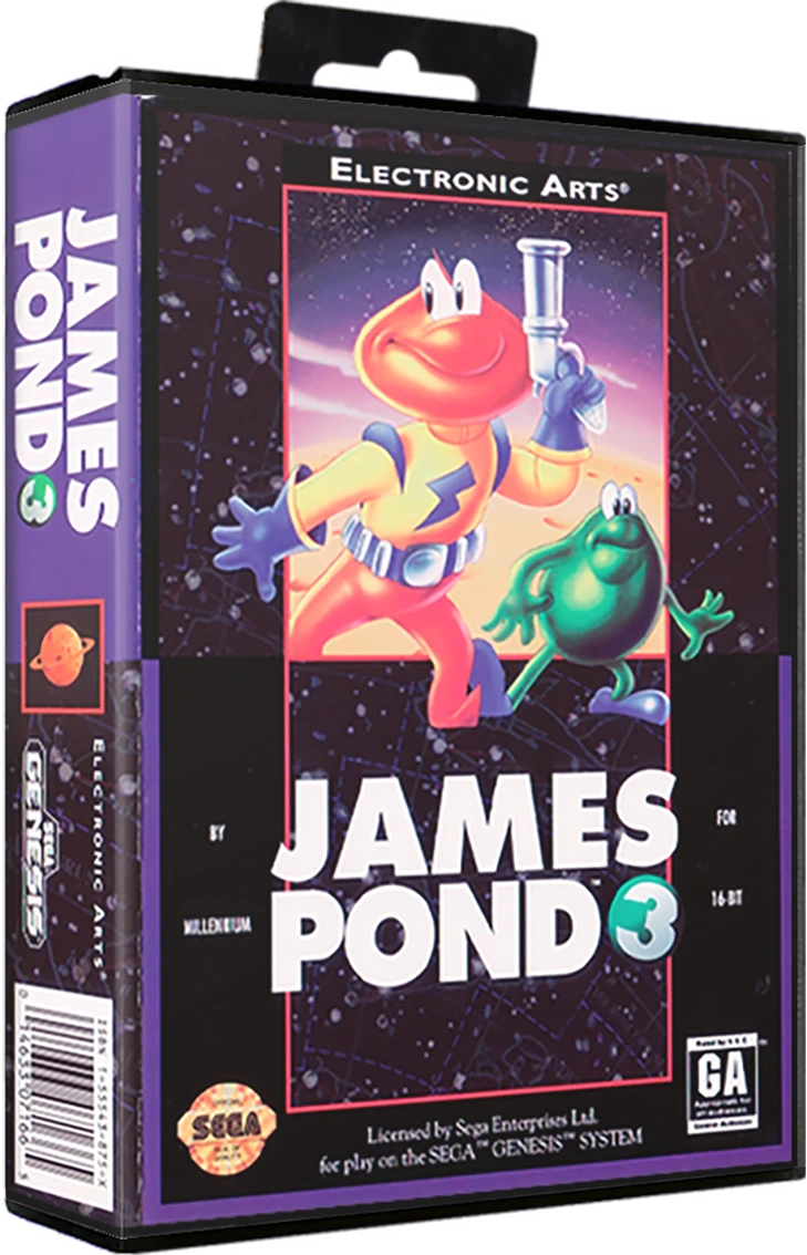 James Pond 3 Operation Starfish box art