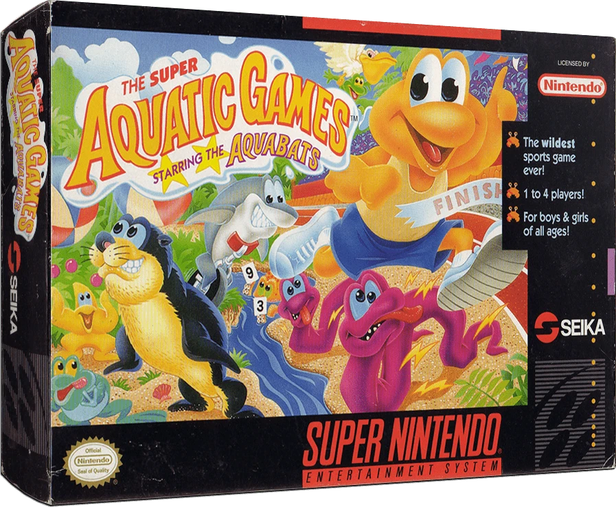 James Pond's Crazy Sports box art