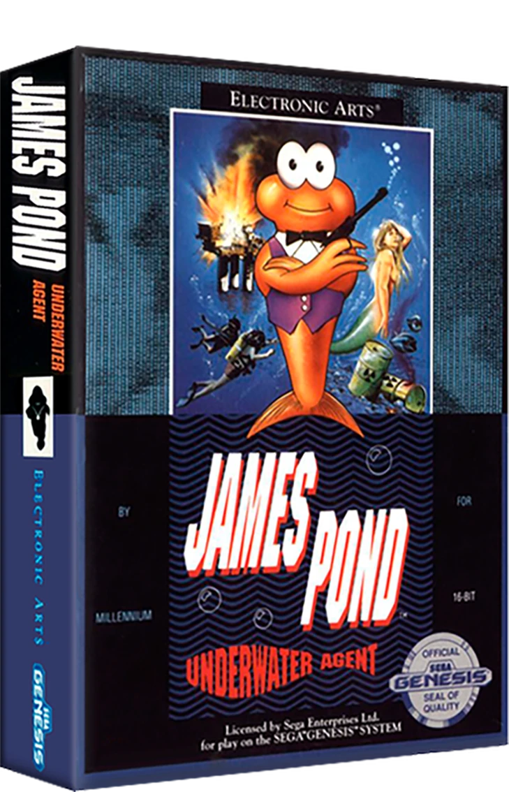 James Pond: Underwater Agent box art
