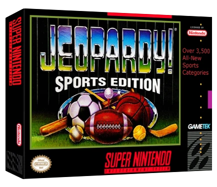 Jeopardy Sports Edition box art