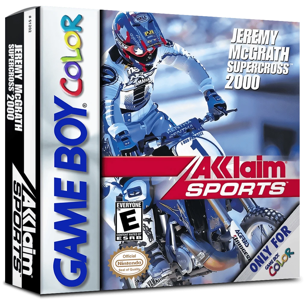 Jeremy McGrath SuperCross 2000 box art
