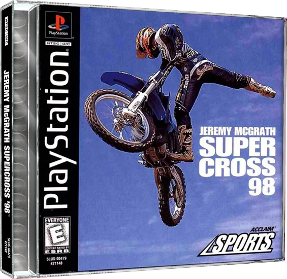 Jeremy McGrath Supercross 98 box art