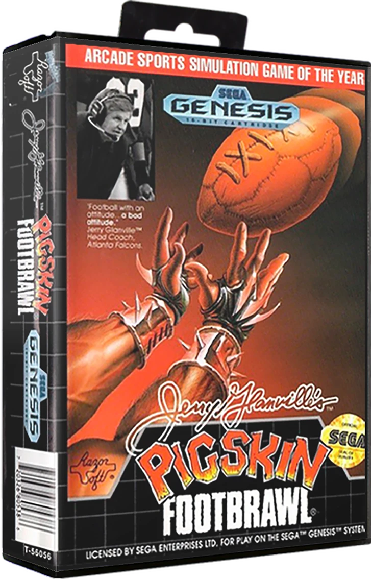 Jerry Glanville's Pigskin Footbrawl box art