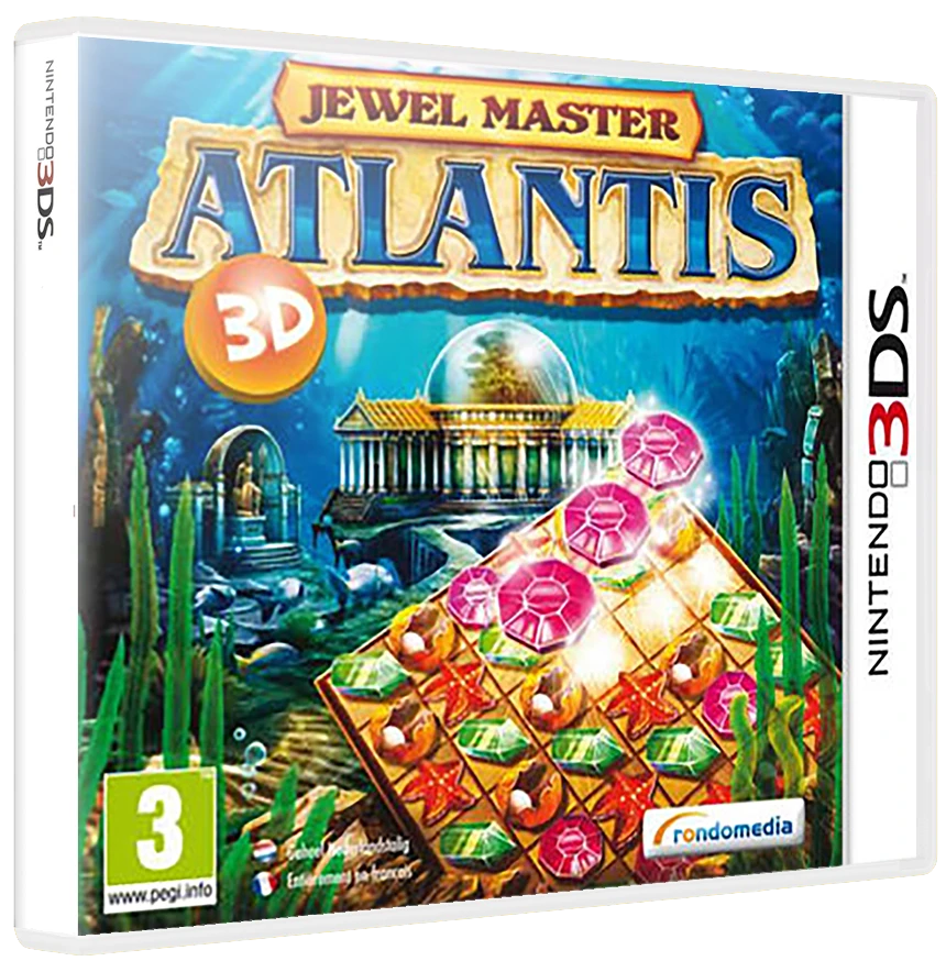 Jewel Master: Atlantis 3D box art